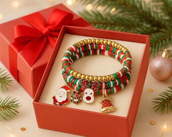 Kit De 48 Bracelets De Noël + 30 Tatouages Temporaires Festifs - Décorations De Fête Pour Enfants