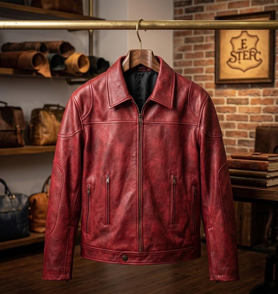 Pu Leather Jacket - Etsy