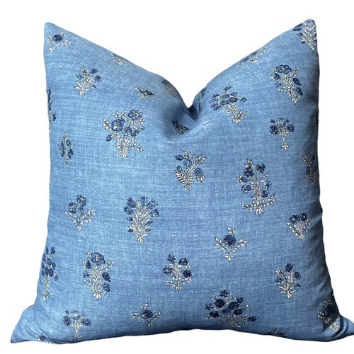 Lisa Fine Noor Pillow Cover in Indigo Etsy