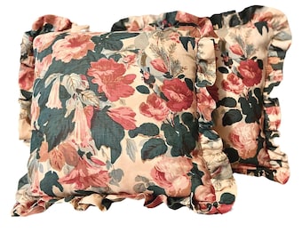 Michael Smith Grace Willow Green Floral Pillow Cover