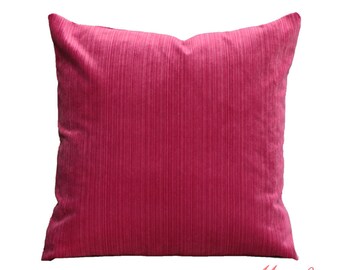 magenta throw pillow