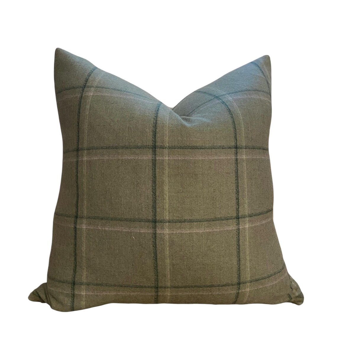 Sloane Sq Pear Window Pain Green Wool Pillow Covers - Etsy