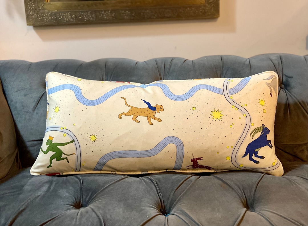 Beata Heuman, ASTERIA'S FOLLY DAY Whimsical Pillow Cover Etsy