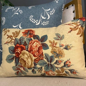 Michael S Smith  - Bently Rose in Cinnamon Pillow Cover - Botanical floral bouquet with flowers pillow cover, Jasper Pillow Cover