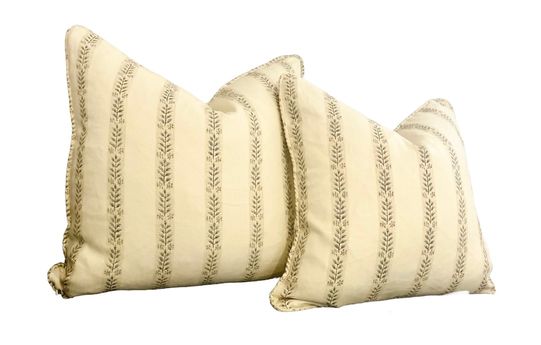 ROSE TARLOW Avignon in Alpine on Natural , Pillow Cover Etsy