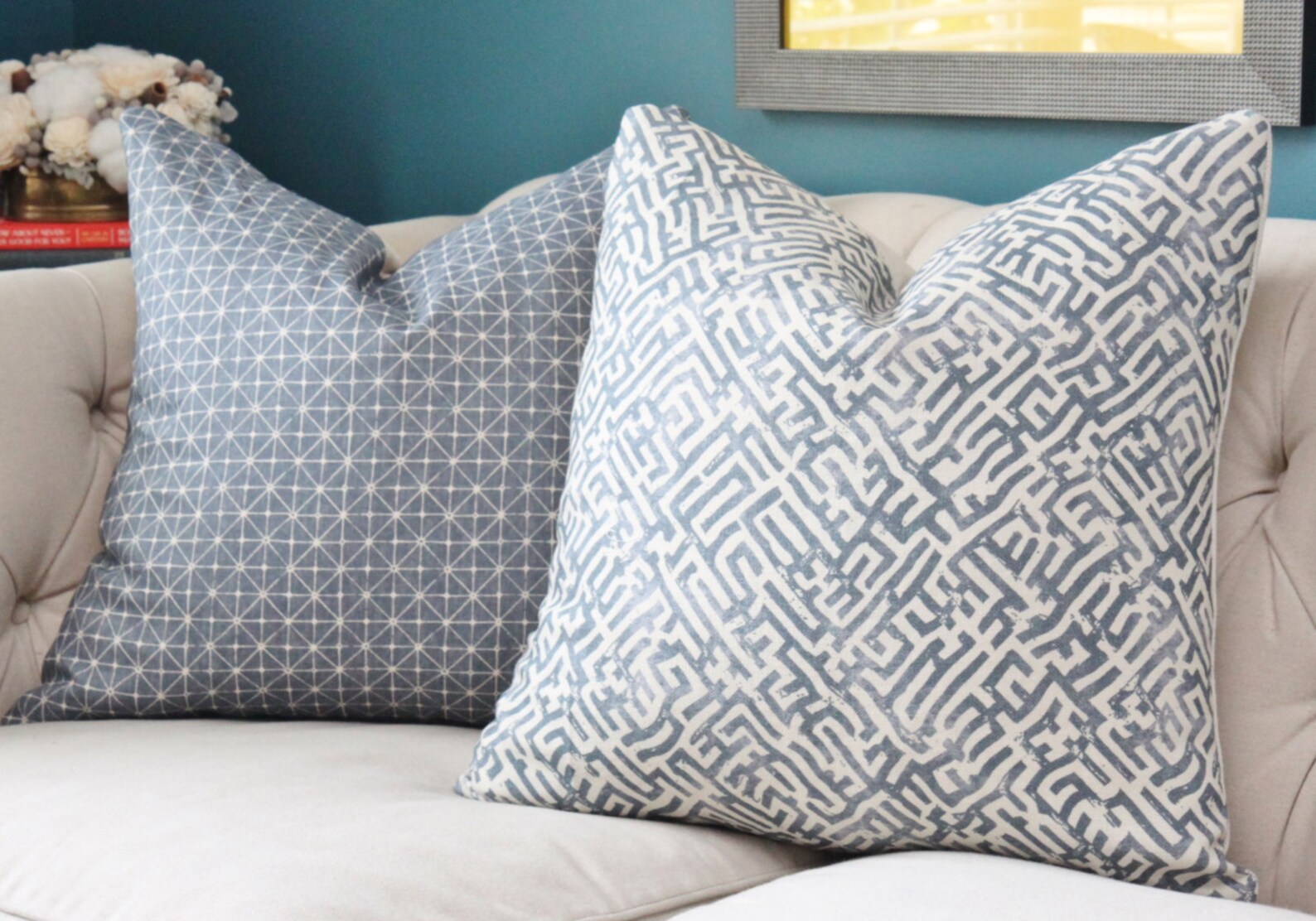 Zak and Fox Pillow Cover BASILICA in Byzantine Home Decor Etsy