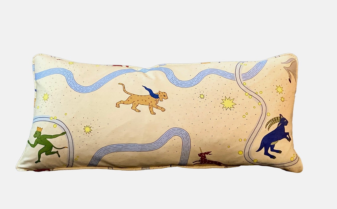 Beata Heuman ASTERIA'S FOLLY DAY Whimsical Pillow Cover Etsy