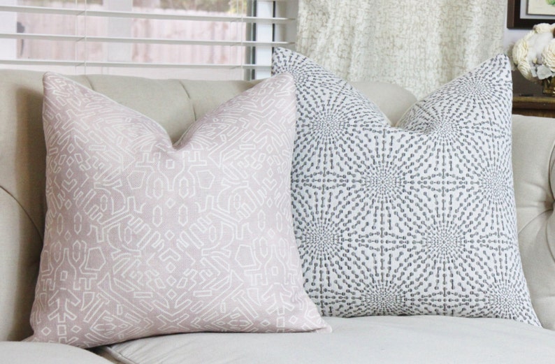 Gray Pillow Off White and Grey Pillow Cover Starburst Etsy