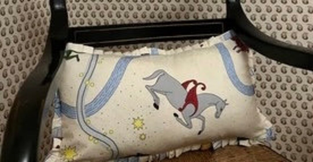 Beata Heuman, ASTERIA'S FOLLY DAY Whimsical Pillow Cover, Knife Edge