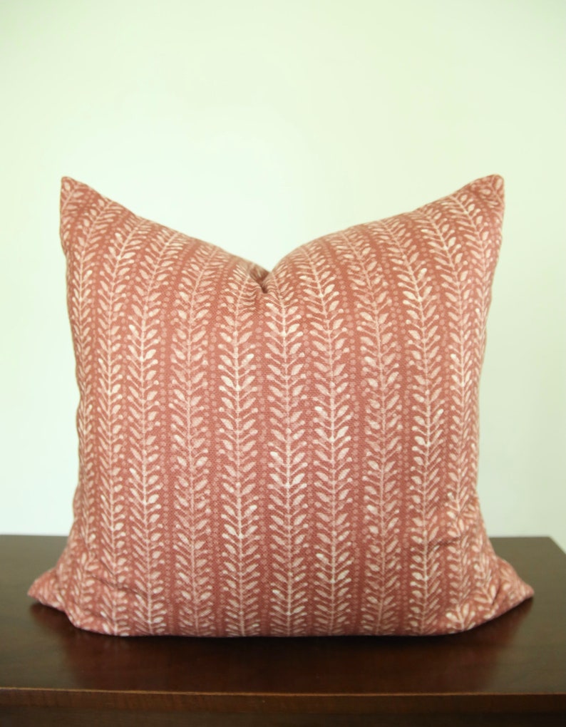 Terracotta Warm Rust Pillow Cover Saffron Boho Pillow Cover Etsy