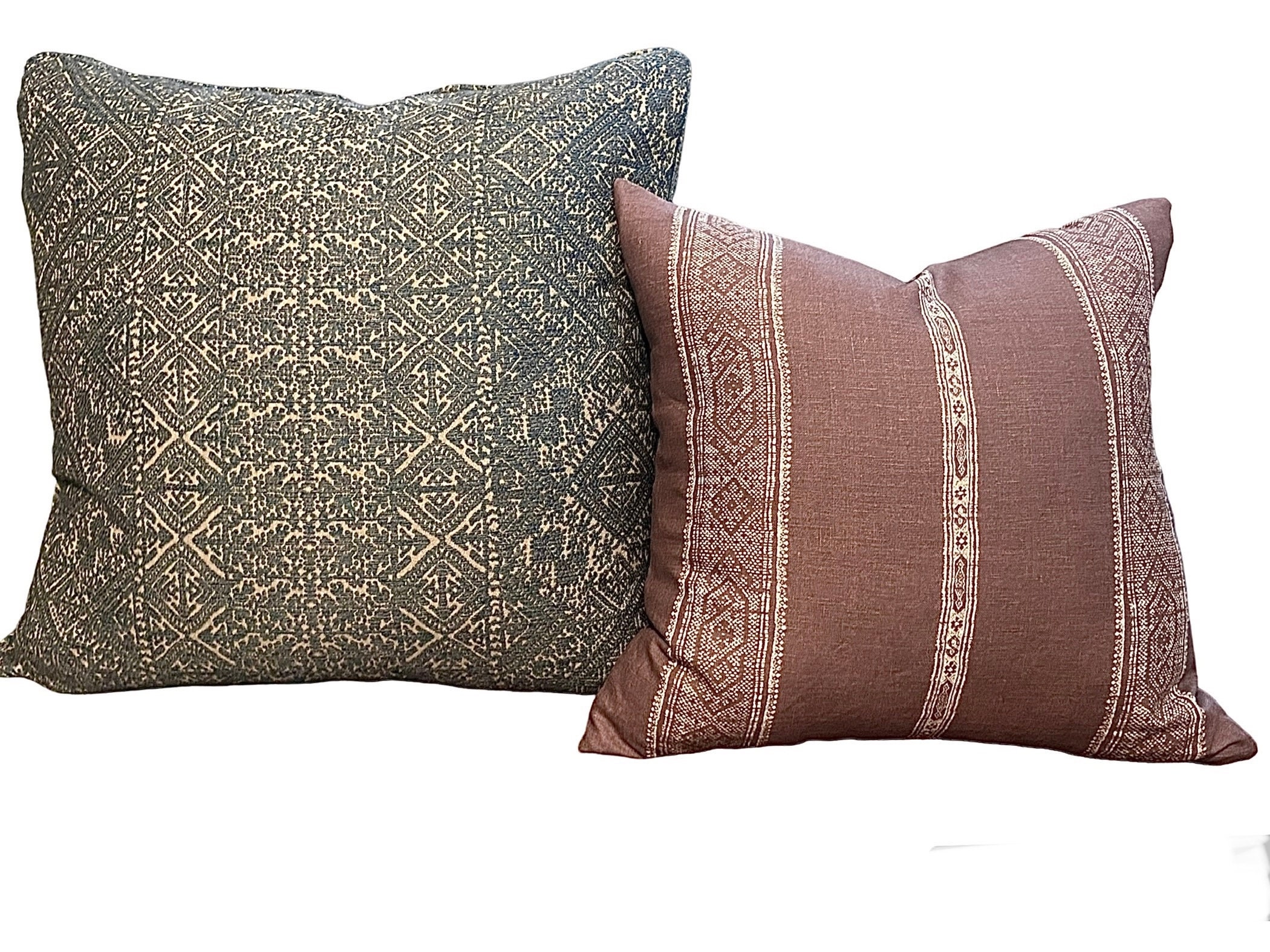 Designer Pillows Carolina Irving Patmos in Pillow in Mocha
