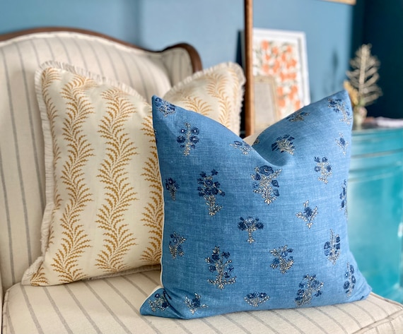 Indigo pillow cover 2025