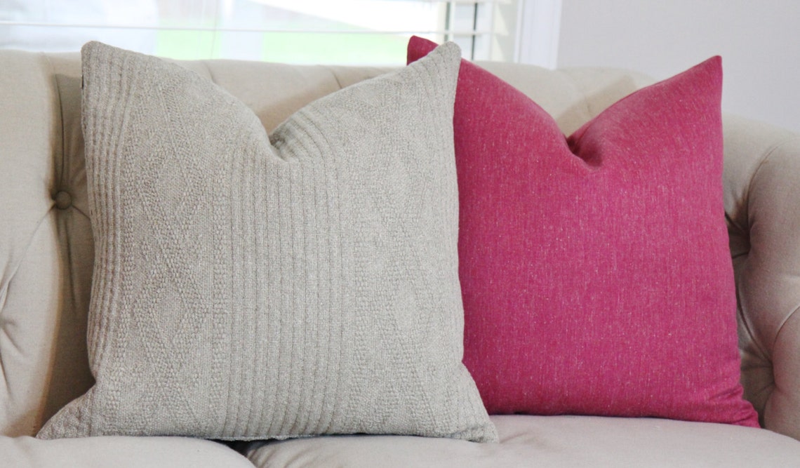 Sweater Pillow Cover Soft Gray Pillow Gray Knit Winter Etsy