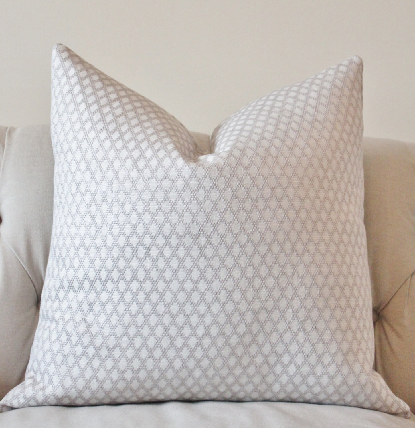 Oreiller Gris Clair Et