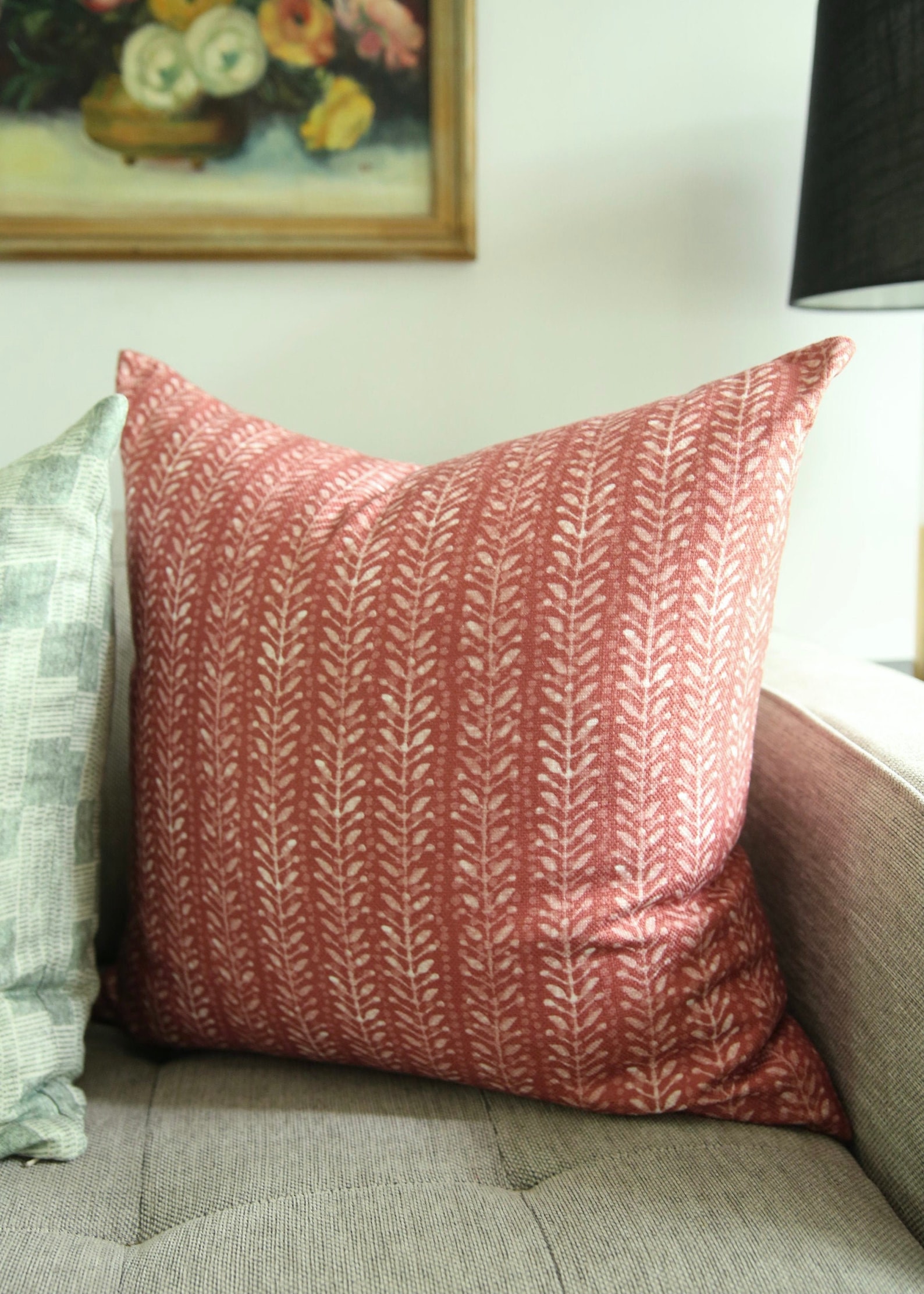 Terracotta Warm Rust Pillow Cover Saffron Boho Pillow cover Etsy