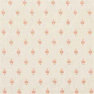 Schumacher blush pink and ivory woven dot pillow cover, Barlow Blush