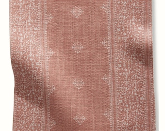 Poszewka na poduszkę Peter Dunham, fez w terakocie, dekoracja domu z gliny