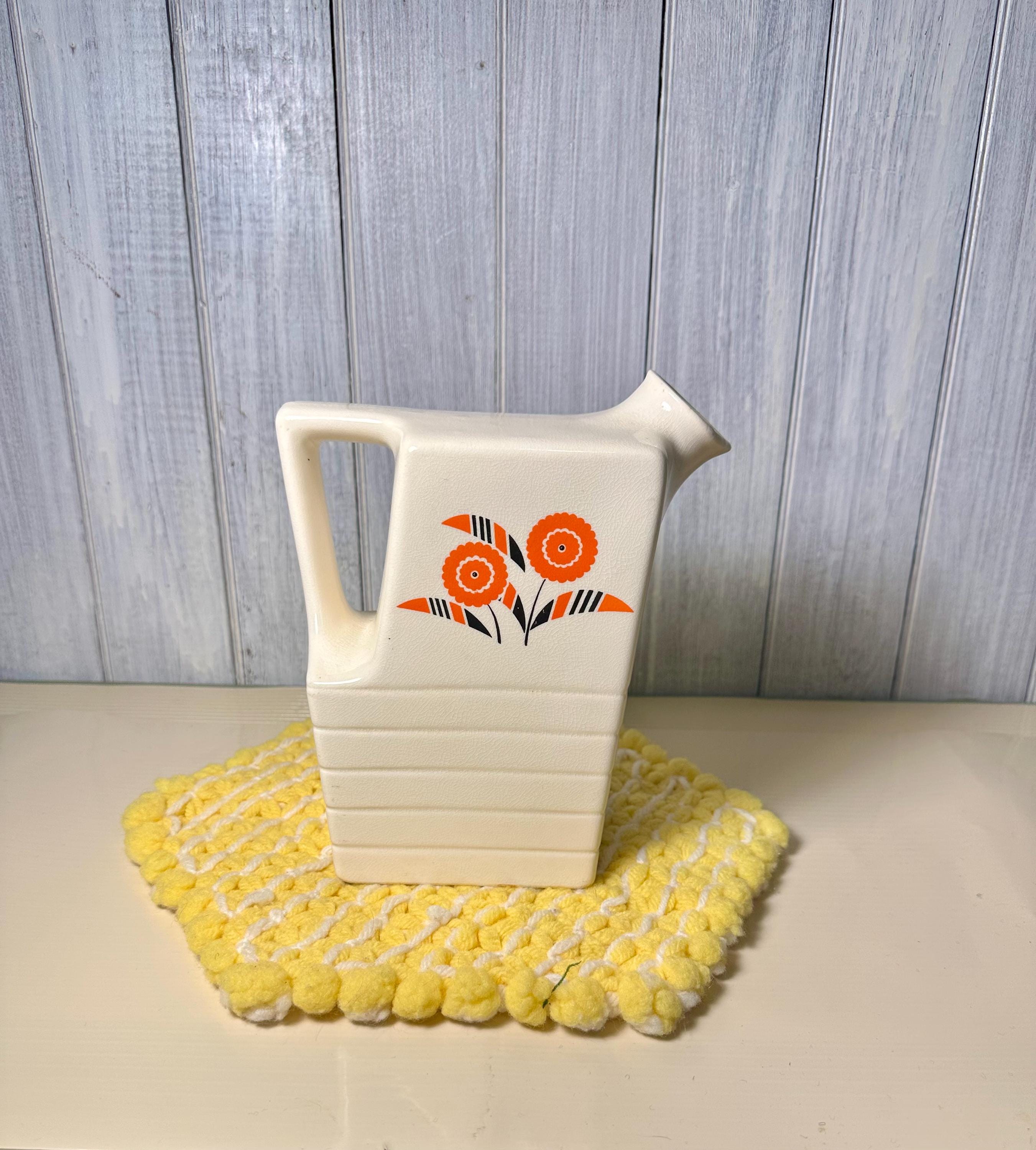 Vintage Refrigerator Water Pitcher - Etsy