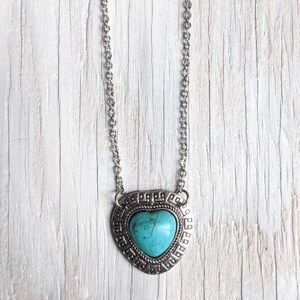 Turquoise Heart Pendant