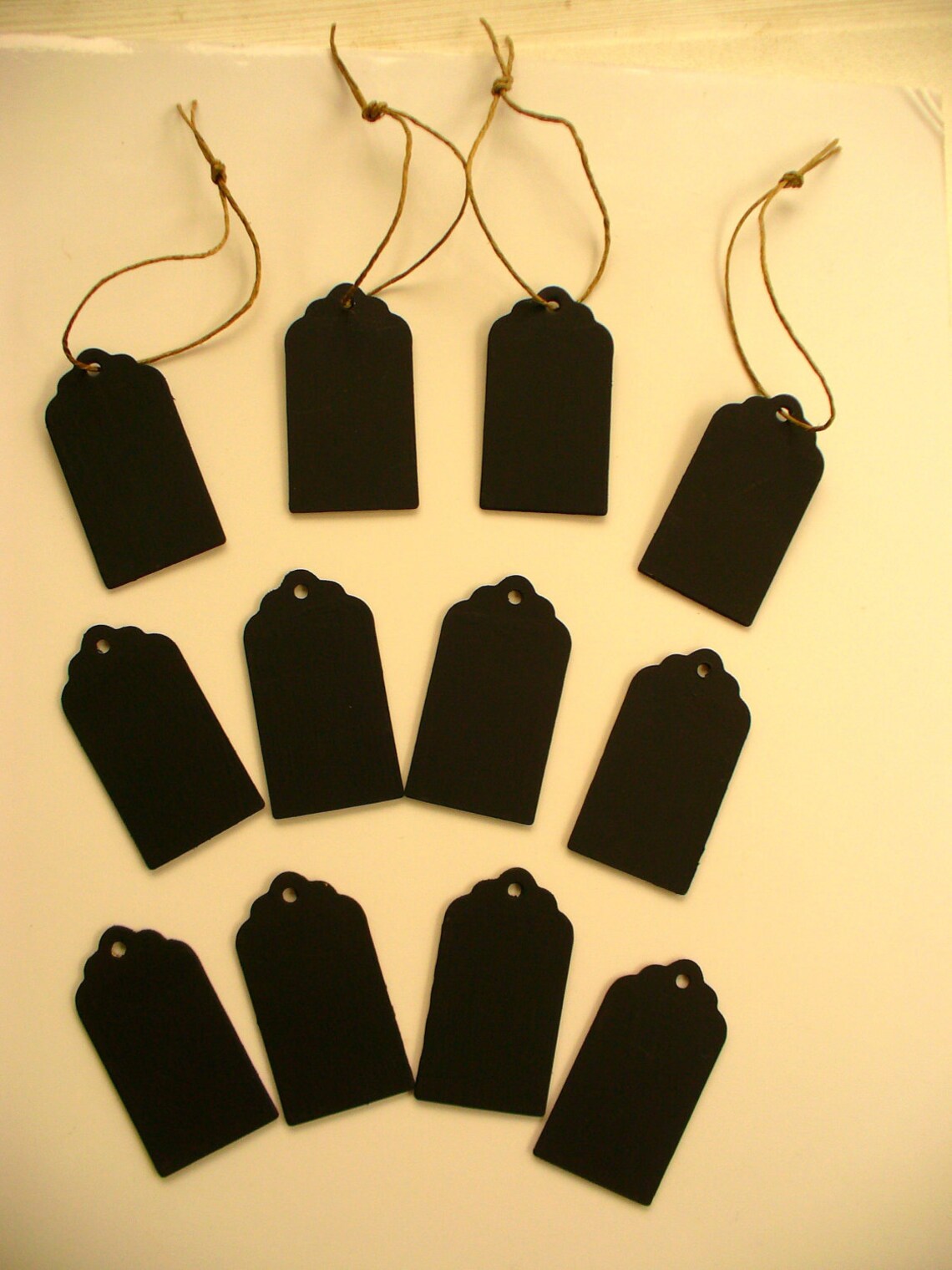 Set of 12 Chalkboard Tags Etsy