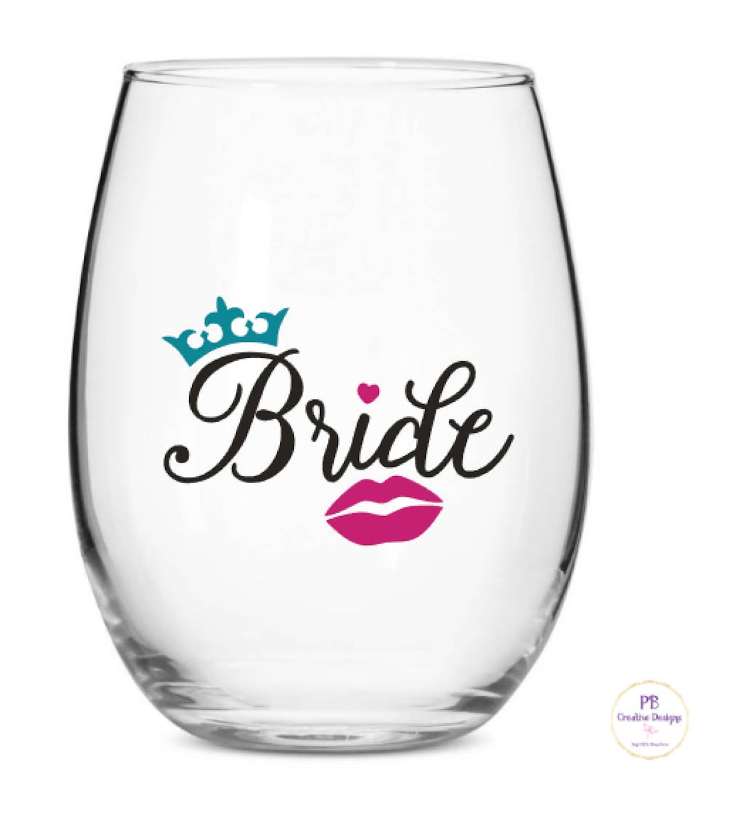 Bride Decal for Wine Glass / DIY Decal / Tumbler Decal Etsy