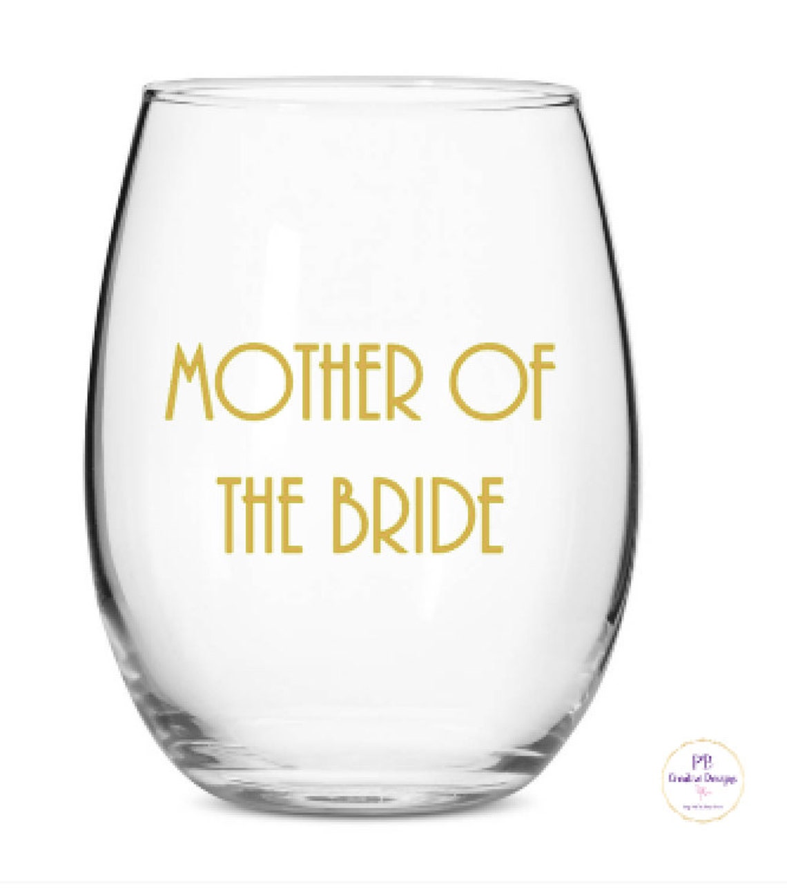 Mother of the Bride Decal for Wine Glass / DIY Decal / Tumbler Etsy