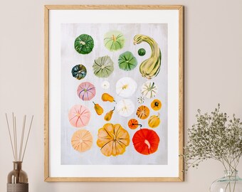 Oh My Gourd! Illustrated Print