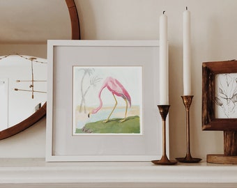 Island Flamingo Digital Print