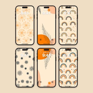 6 Fall Boho Phone Wallpapers | iPhone and Android