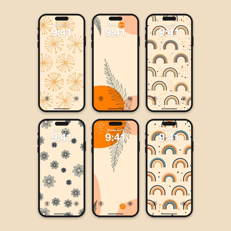 6 Fall Boho Phone Wallpapers | iPhone and Android
