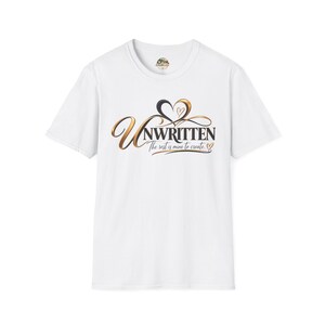 Unwritten Script Heart Typography T-Shirt | 'The rest is mine to create'