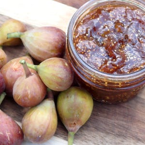 Small-Batch Georgia Fig Jam Gift Set of 5 Jars, Brown Turkey Figs, No Pectin