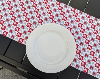 13" x 70" WSU Washington State University Cougars Football Table Runner for Everyday, Parties, Seattle, Pullman, Apple Cup