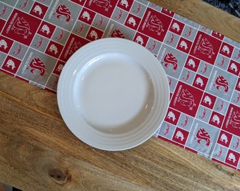 13" x 70" WSU Washington State University Cougars Football Logo Table Runner for Everyday, Parties, Seattle, Pullman, Apple Cup