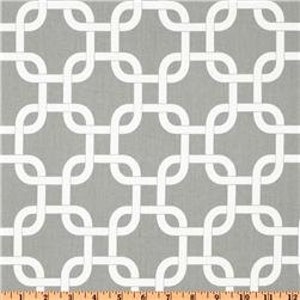 13 x 70 Grey Table Runner in Gotcha Rope Twist Print image 4