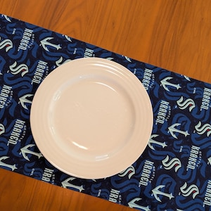 SHIPS TOMORROW!  13" x 70" Seattle Kraken Hockey Table Runner: NHL Sports Decor
