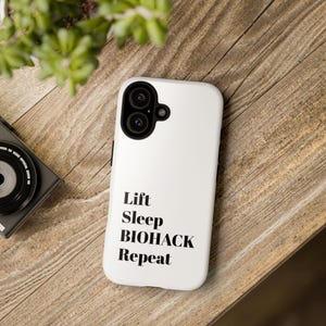 Lift Sleep BIOHACK Repeat Phone Case | Tough Protective Case