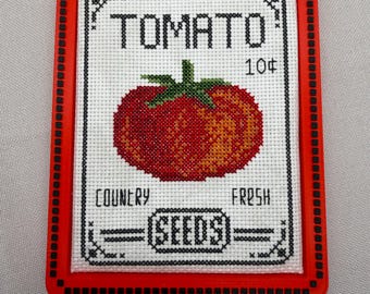 Cadre à broder imprimé en 3D pour les motifs vintage de sachets de graines Erin Elizabeth (autoportant)