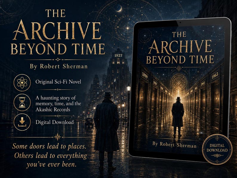 The Archive Beyond Time by Robert Sherman book cover