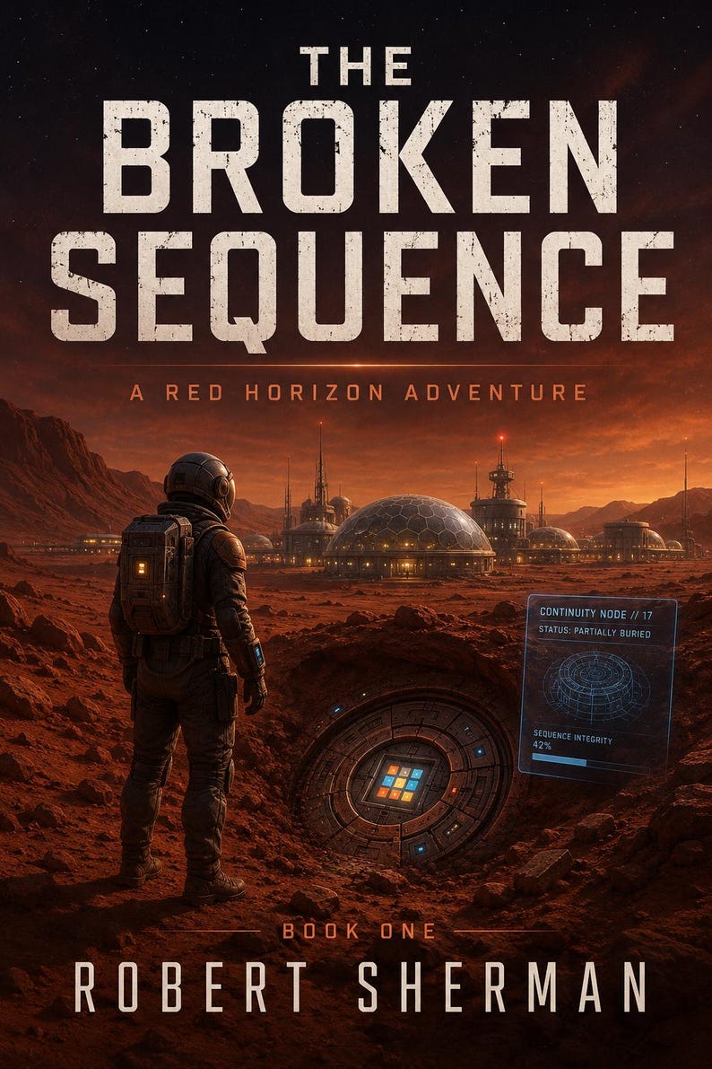 The Broken Sequence: A Red Horizon Adventure by Robert Sherman book cover