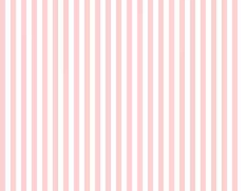 Baby Pink and White Stripes | Riley Blake | 1/4” stripes