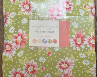 OOP Fig Tree & Co California Girl Layer Cake | Moda 10" Fabric Squares