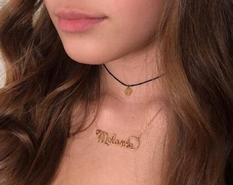 Brautjungfer Geschenk, einzigartiges Schmuckgeschenk für sie, kundenspezifische Brautjungfer-Namens-Halskette, personalisiertes Brautparty-Schmuckgeschenk, Geschenk für Frauen