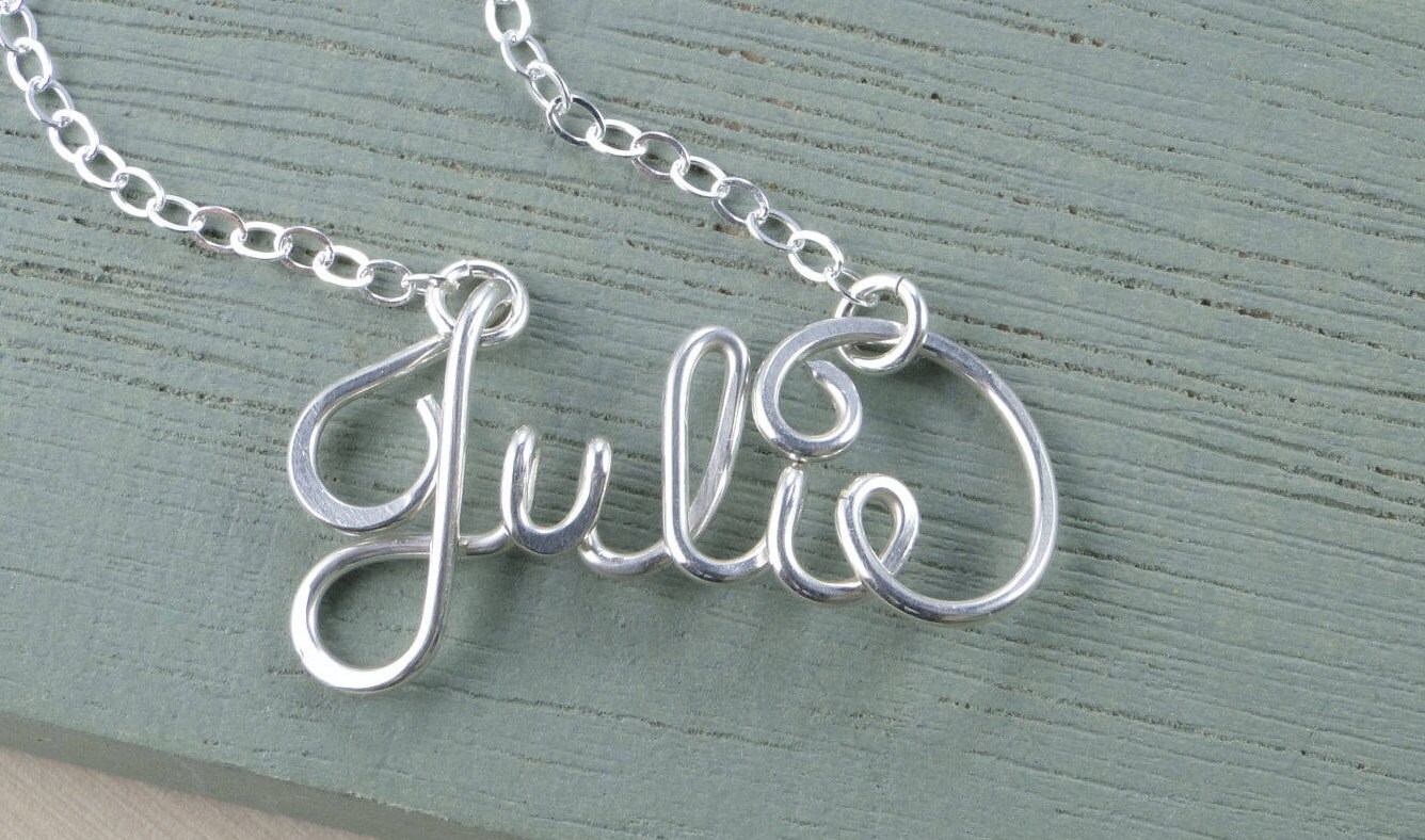 Personalized Jewelry, Name Necklace Gold, Silver Name Necklace, Custom Name Jewelry, Gold Name