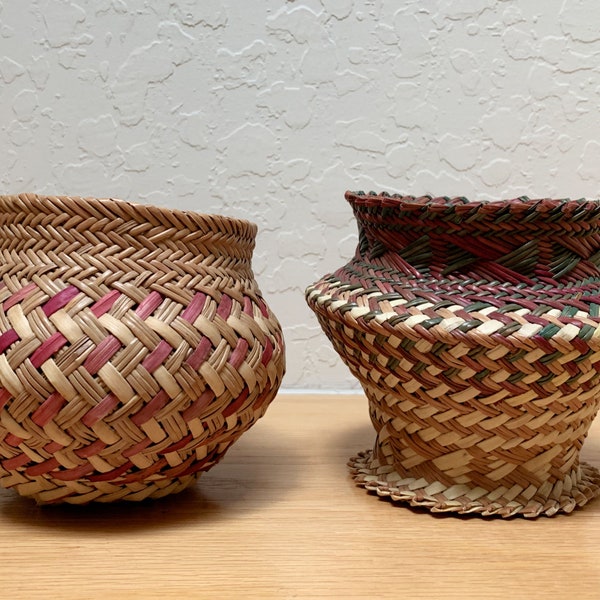Hand Woven Baskets - Etsy