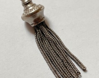 Vintage Silver Tassel Charm, Fob, 2.5 Grams, Please See Details