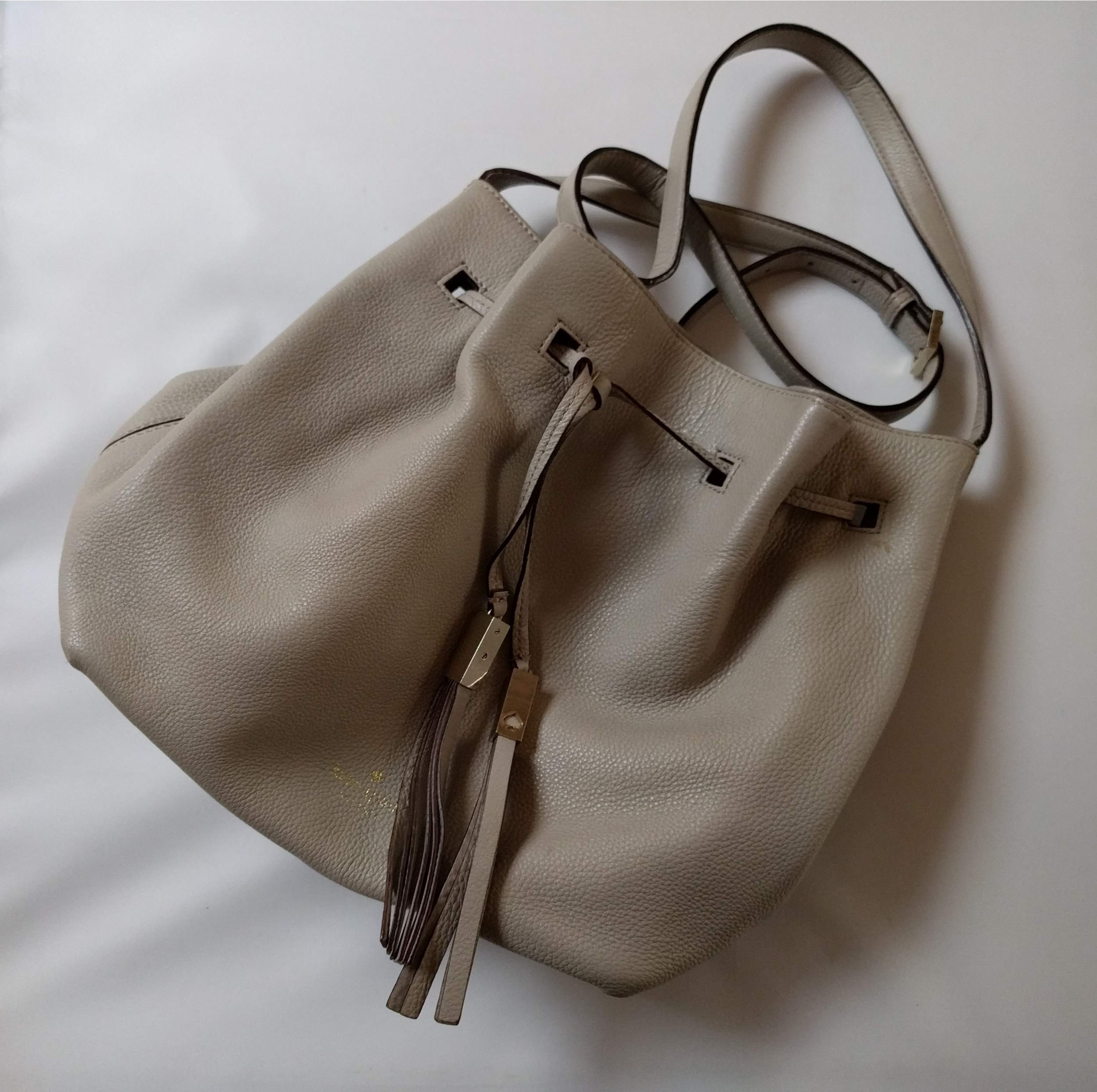 Kate Spade Grey Street Cooper Bucket Bag Kate Spade Grey Street Cooper Leather Drawstring Bucket | eBay main image 2