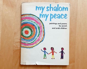 1975 "my shalom, my peace" Illustrated Poetry Book, Please See Details