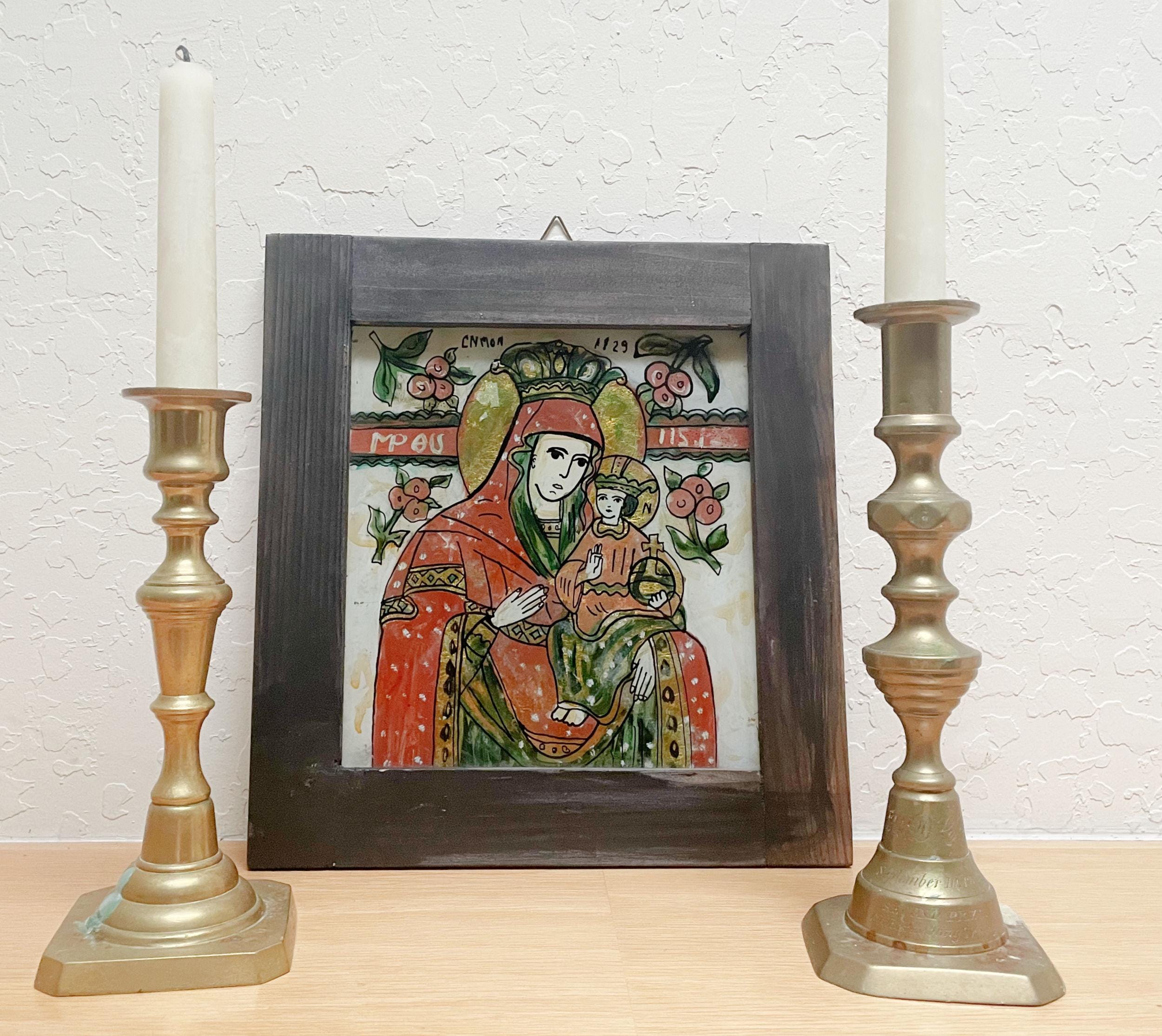 Romanian Icon Glass - Etsy