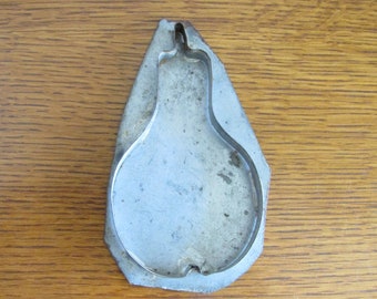 Primitive Tin Pear Cookie Cutter  Flat Back